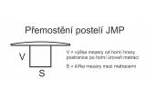 Ze studené pěny – přemostění postelí.  Slouží k vyplnění mezery mezi dvěma postelemi. Výroba na míru. Pro pohodlný spánek. Český výrobek.