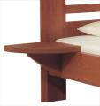 Závěsný noční stolek Lena – masivní buk, více barevných odstínů. Noční stolky z masivu, komody z masivu. Česká výroba.