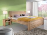 Manželské postele z masivu Rita – jádrový buk. Jednolůžko, jedno a půl lůžková postel. Velký výběr barevných odstínů. Český výrobek.