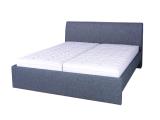Čalouněná postel Amáta s možností úložného prostoru. Na výběr je mnoho typů čalounění. Vysoká kvalita. Česká výroba.