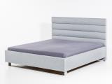 Čalouněná postel Karpó s možností úložného prostoru, prodloužené postele. Kvalitní zpracování, česká výroba.