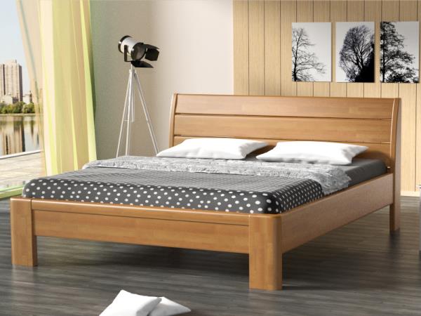 Postel Mona - manželská postel z masivu. Postel s možností úložného prostoru, prodloužené postele. Český výrobek.