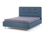 Čalouněná postel Ola s úložným prostorem, široká škála barevných odstínů. Kvalitní zpracování, česká výroba.