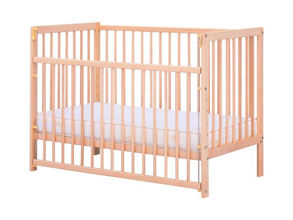 Fira dětská postýlka 60×120 cm – masivní buk.