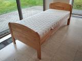BERGAMO postel SENIOR 90×200 cm – masivní buk, lak přírodní.