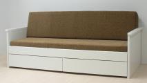 Rozkládací postel Cora s úložným prostorem, lamino Rozkládací postel Cora s úložným prostorem, lamino. Varianta P-P. Více barevných dezénů, rozkládací pohovka. Kvalitní zpracování, česká výroba.