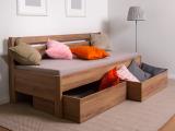 Postel Ester, postel s úložným prostorem Postel Ester, lamino, kvalitní zpracování. Více barevných dezénů. Český výrobek.