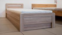 Postele Line, postel s úložným prostorem, lamino Postel Line s úložným prostorem. Kvalitní zpracování. Český výrobek.