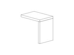 Noční stolek Carmen, závěsný L Noční stolek Carmen, závěsný L