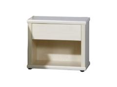 Noční stolek Line, široký, jednozásuvkový, lamino Noční stolek Line, široký, jednozásuvkový, lamino