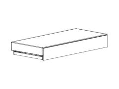 Přistýlka Line, výsuvná, lamino Přistýlka Line, výsuvná, lamino