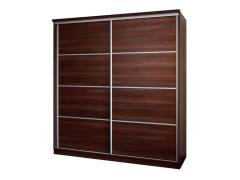 Skříň s posuvnými dveřmi Line, plné dělené dveře, lamino Skříň s posuvnými dveřmi Line, plné dělené dveře, lamino