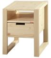 Noční stolek Rhino Rhino noční stolek – masivní smrk, lak přírodní.