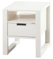 Noční stolek Rhino Rhino noční stolek – masivní smrk, mořidlo bílá.